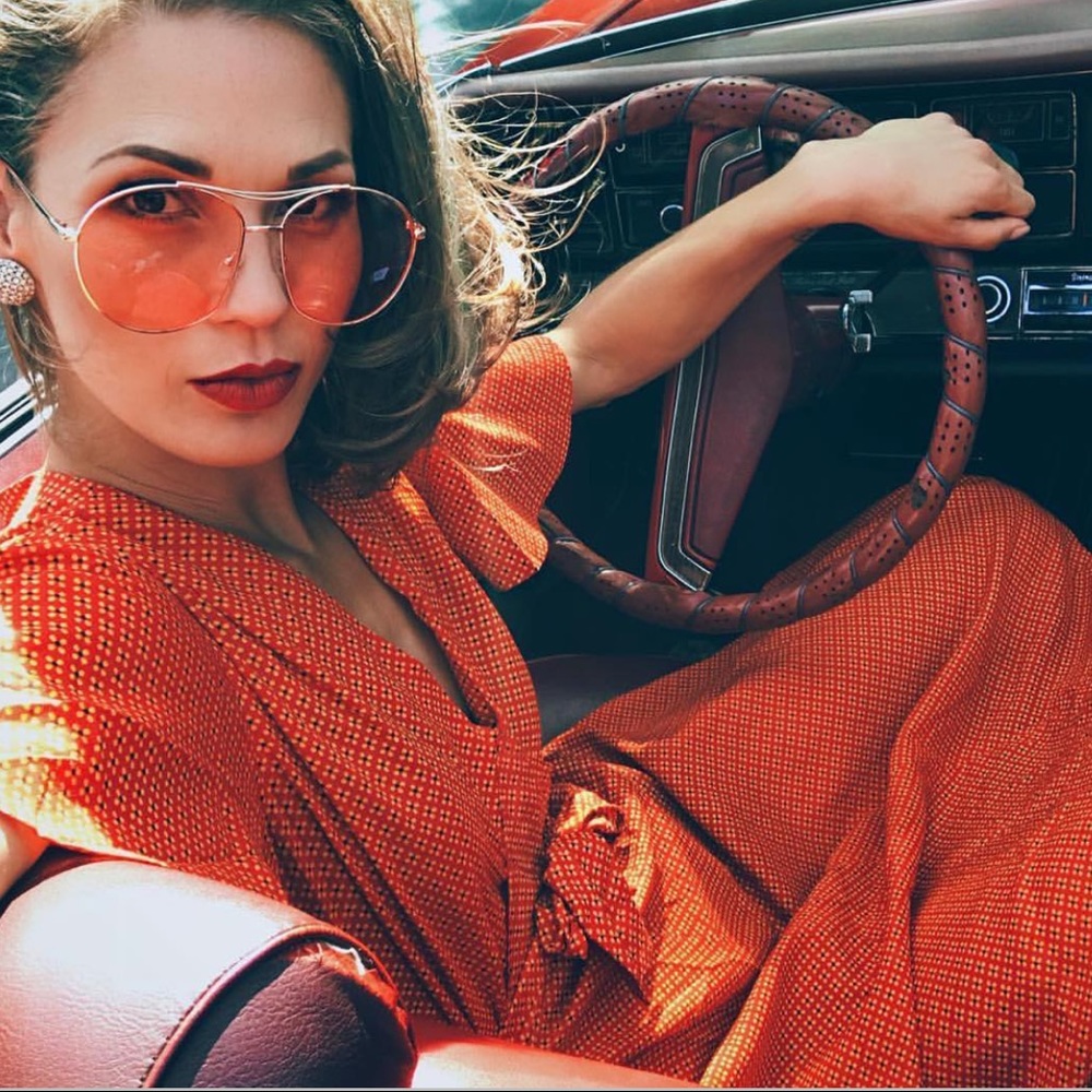 Vintage Maxi Red Dress